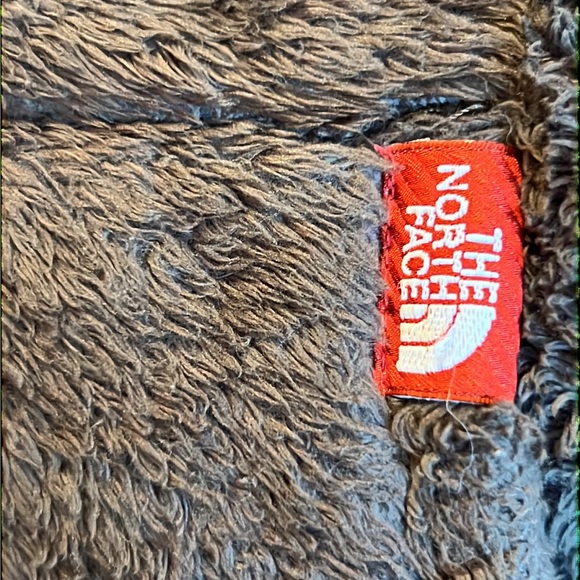 The North Face Women's Fleece Sweater Brown 1/4‎ Zip Pullover Sweater Size Large - Picture 3 of 6